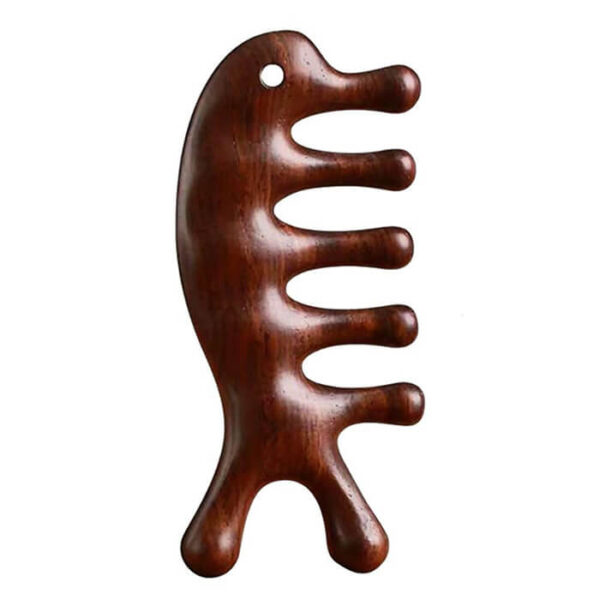 گواشا چوبی دلفینی یا 7 سر اکلادویی