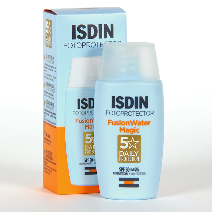 ضدافتاب-فیوژن-واتر-مجیک-ایزدین- ضدآفتاب مجیک فیوژن واتر SPF50 ایزدین - Image 1