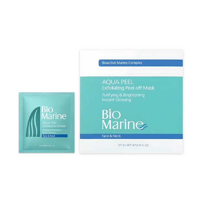 BioMarine Aqua Peel Exfoliating Peel Off Mask ماسک لایه بردار صورت کابین بایومارین حجم 150 میل - تصویر 1