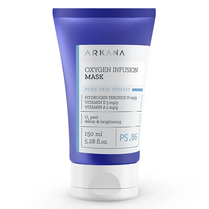 Brightening mask ماسک روشن کننده و لایه بردار اکسیژن آرکانا Oxygen Inusion Mask 150 mil - تصویر 1
