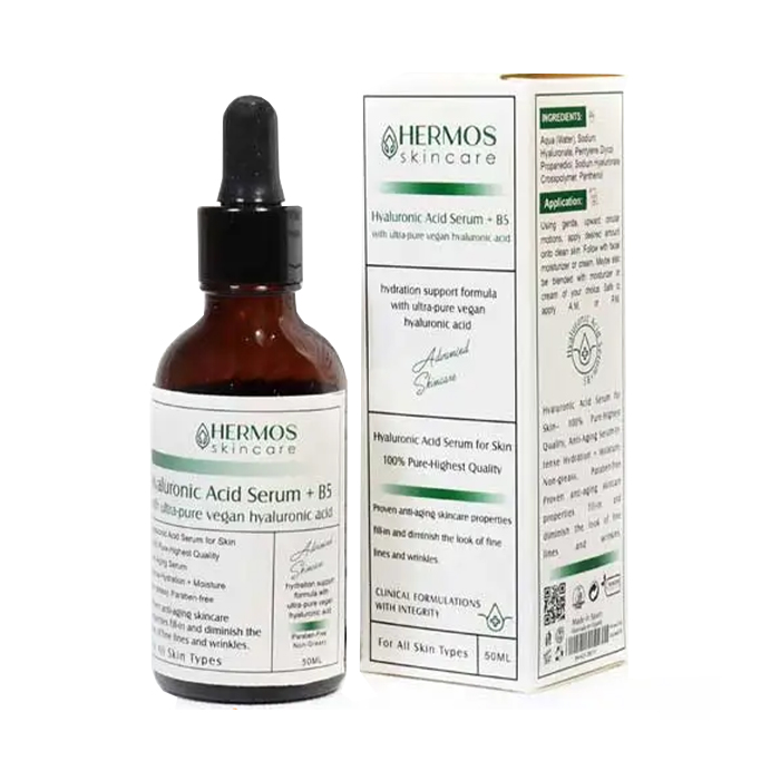 Hermos Hyaluronic Acid Serum & B5 50Ml سرم هیالورونیک اسید + B5 هرموس حجم 50 میل - تصویر 1