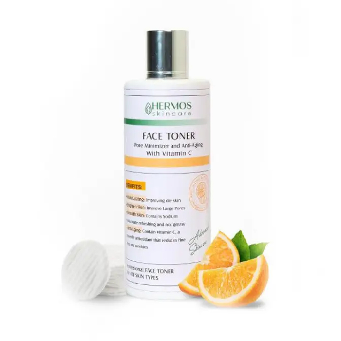 Hermos Vitamin C Face Toner 350Ml تونر ویتامین C هرموس حجم 350 میل - تصویر 1