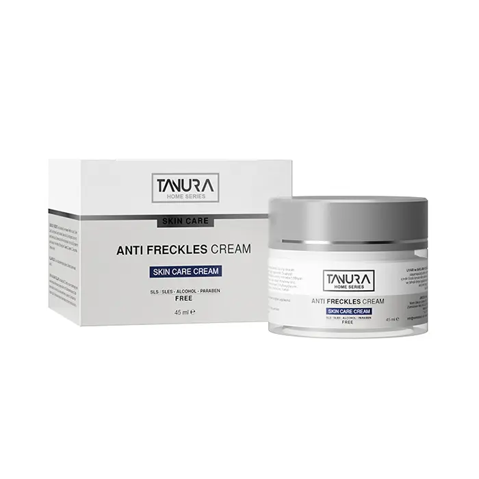 TANURA ANTI FRECKLES CREAM 45ML كرم ضد لک مناسب انواع لک تنورا 45 میل - تصویر 1