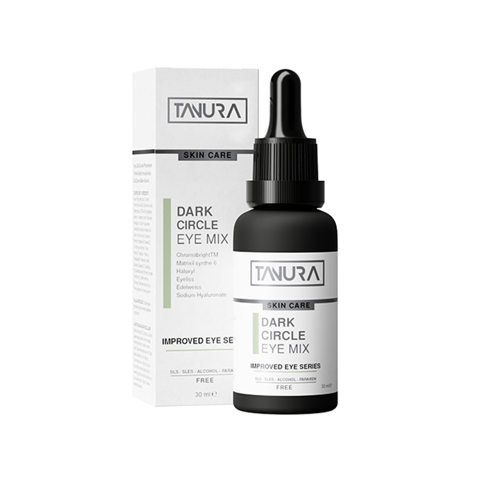 TANURA Dark circle eye mix 30ML سرم دور چشم سلول های بنيادی سوپر روشن كننده تنورا 30 میل - تصویر 1
