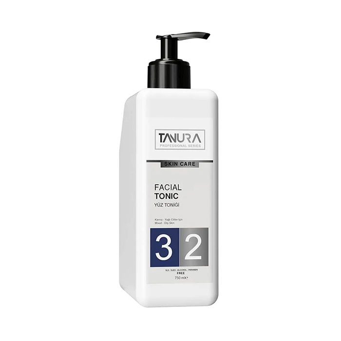 TANURA FACIAL TONIC MIXED OILY SKIN 750ML تونر تخصصى پوست چرب و مختلط تنورا 750 میل - تصویر 1
