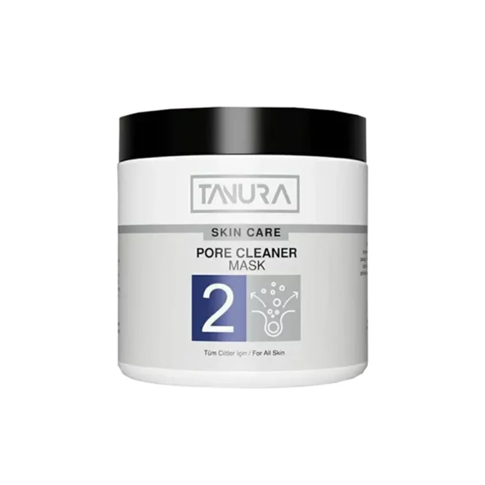 TANURA PORE CLEANER MASK 165GR ماسک پودری پاک كننده عمقى منافذ تنورا مناسب انواع پوست 165 گرم - تصویر 1