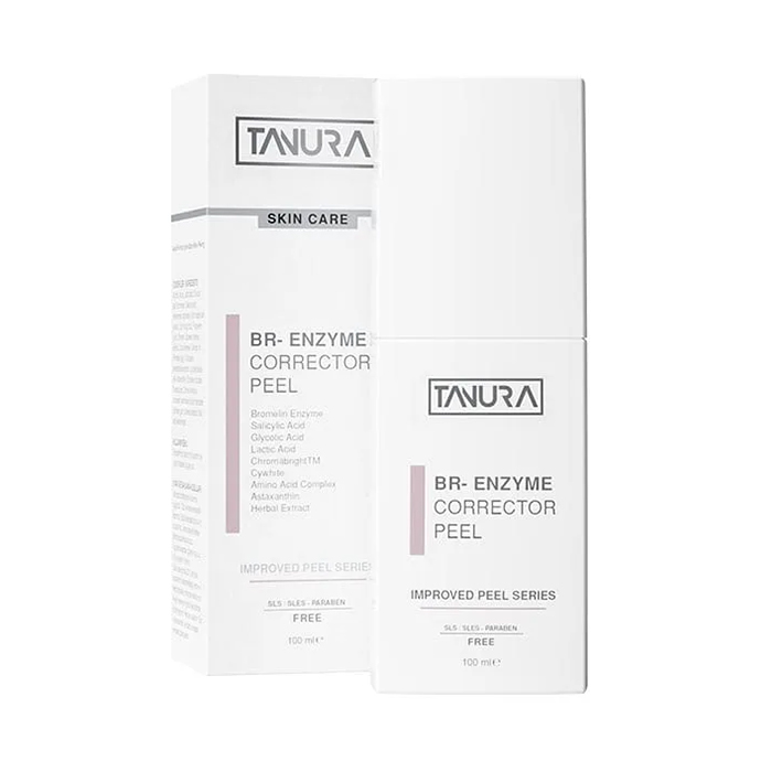 TENURA BR Enzyme corector peel 100ML اسید لایه بردار بى آر انزيم كاركتور پيل تنورا 100 میل - تصویر 1