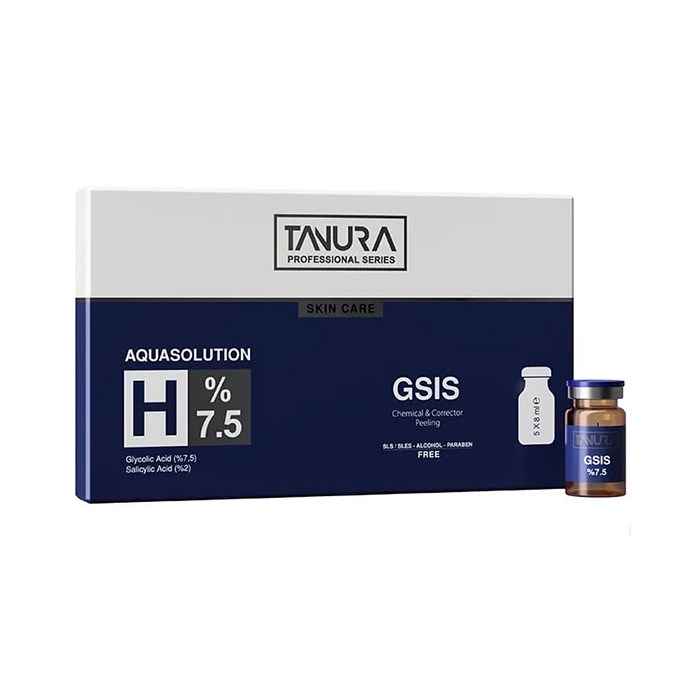 TENURA GSIS 7.5% chemichal peeling گلایکولیک اسید 7.5 درصد تنورا - تصویر 1