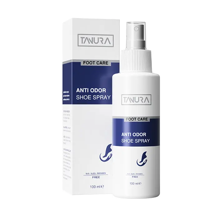 TANURA ANTI ODOR SHOE SPRAY 100ML اسپری ضد بو کفش تنورا 100 میل - تصویر 1
