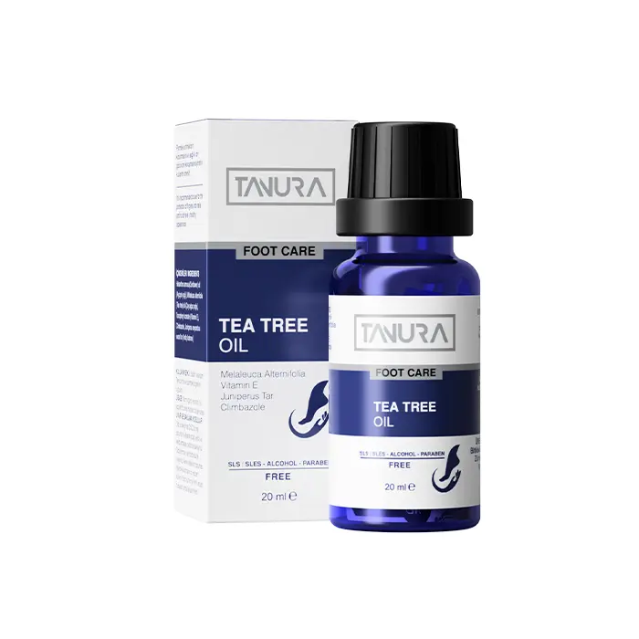 TANURA TEA TREE OIL 20ML روغن درخت چای تنورا ترمیم کننده ناخن 20 میل - تصویر 1