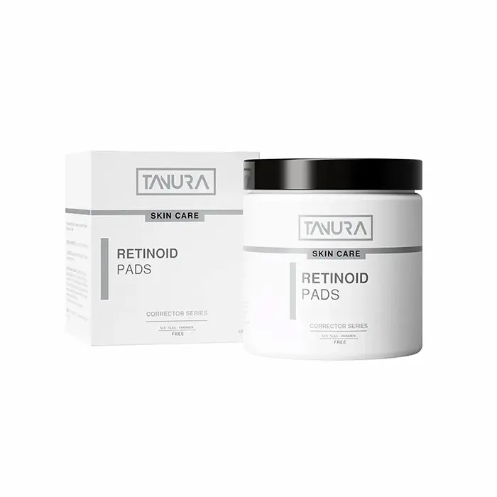 Tanura 3% retinoid 60 Pads پد رتینوئید 3% پاکسازی عمیق پوست تنورا 60 عدد - تصویر 1