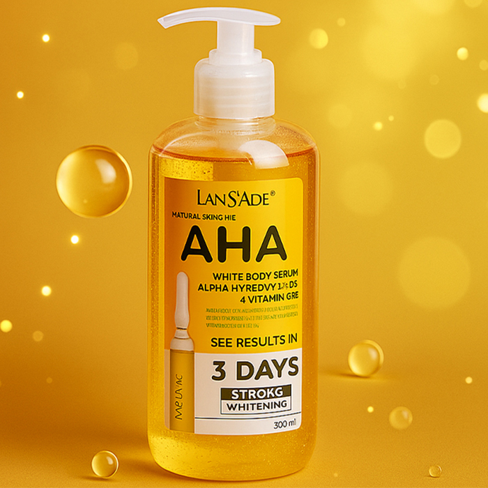سرم-بدن سرم روشن کننده بدن AHA لنسیاد - Image 1
