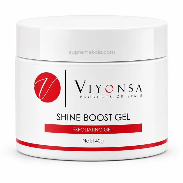 Vivensa-boost-shine-exfoliating ژل لایه بردار شاین boost shine ویونسا 140 میل - Image 1