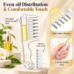 شانه روغن‌زن پوست سر مخزن‌دار Scalp Oil Applicator Comb - تصویر 8